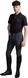Produktbild von Premier Equine Verismo Reithose mit Mid Grip für Herren in Grau oder Schwarz