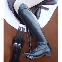 Produktbild von Premier Equine Veritini Lederreitstiefel für Damen in Schwarz Größe L