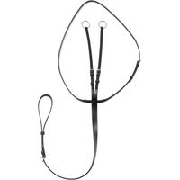 Produktbild von Premier Equine Verstellbares Renn Martingal Santadi aus Leder in Schwarz