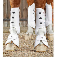 Produktbild von Premier Equine Vorderbeingamaschen Carbon Tech Air Cooled aus Kunstleder Weiß Größe L
