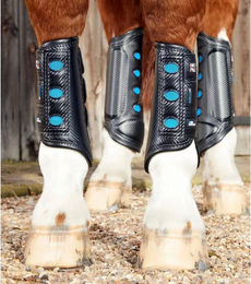 Produktbild von Premier Equine Vorderbeingamaschen Super Lite Carbon Tech Schwarz Größe M