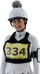 Produktbild von Premier Equine Wettkampf-Startnummer aus Neopren wasserabweisend schwarz