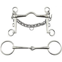 Produktbild von Premier Equine Weymouth Reitkandare aus Edelstahl in Silber für Pferde
