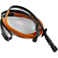 Produktbild von Premier Equine Zügel für Pferde aus Gummi in Schwarz oder Orange