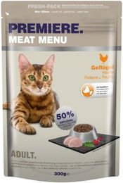Produktbild von Premiere Adult Geflügel Katzenfutter mit Huhn 300 g