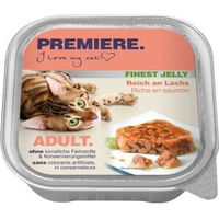 Produktbild von Premiere Adult Katzenfutter Stückchen in Gelee mit Lachs 32x100 g