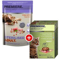 Produktbild von Premiere Adult Sterilised Mischfütterungs-Set für Katzen