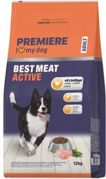 Produktbild von Premiere Best Meat Adult Active Hund Trockenfutter Huhn 12kg