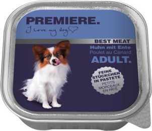 Produktbild von Premiere Best Meat Adult Katzenfutter Paté Ente und Huhn mit hohem Fleischanteil 32x100 g - 32 x 100 g