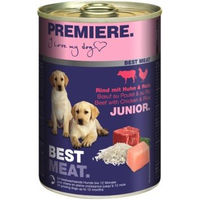 Produktbild von Premiere Best Meat Junior Hundefutter Huhn und Rind mit hohem Fleischanteil 12x400 g - 12 x 400 g