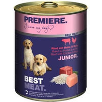 Produktbild von Premiere Best Meat Junior Hundefutter Welpe Huhn und Rind mit hohem Fleischanteil 24x800 g - 24 x 800 g