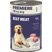 Produktbild von Premiere Best Meat Nassfutter Hund Adult Kalb mit hohem Fleischanteil 6x400 g