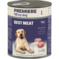 Produktbild von Premiere Best Meat Nassfutter Hund Adult Kalb mit Reis 6x800 g mit hohem Fleischanteil
