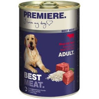 Produktbild von Premiere Best Meat Nassfutter Hund Adult Rind mit hohem Fleischanteil 24x400 g - 24 x 400 g