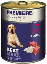 Produktbild von Premiere Best Meat Nassfutter Hund Adult Rind mit hohem Fleischanteil 6x800 g - 6 x 800 g