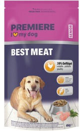 Produktbild von PREMIERE Best Meat Senior Hund Trockenfutter Geflügel 4 kg ohne Konservierungsstoffe