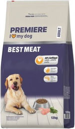 Produktbild von PREMIERE Best Meat Trockenfutter Hund Adult Geflügel und Rind 12 kg