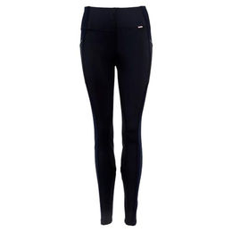 Premiere Blackhorn Reitleggings für Damen mit Full Grip Silikon-Sitzfläche Schwarz Größe 34 – Bild 1 von 6