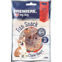 Produktbild von Premiere Chew It Kauherz Rind Kausnack für Hunde Adult Glutenfrei 4x38g - 4 x 38 g