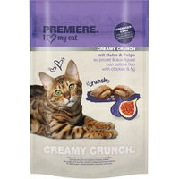 Produktbild von Premiere Creamy Crunch Katzen Leckerli Huhn und Feige 4x180g - 4 x 180 g