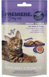 Produktbild von Premiere Creamy Crunch Katzen Leckerli Huhn und Feige 6x60 g