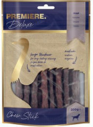 PREMIERE Deluxe Chew Sticks Strauß und Rind Kausnack für Hunde Adult Glutenfrei 200g - 200 g – Bild 1 von 3