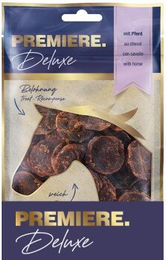 PREMIERE Deluxe Meat Drops Pferd Trockenfleisch für Pferde 100g laktosefrei und ohne Zucker - 100 g – Bild 1 von 2