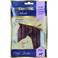 Produktbild von Premiere Deluxe Meat Sticks Pferd Trockenfleisch für Adult 100g laktosefrei ohne Zucker und Aromastoffe - 100 g