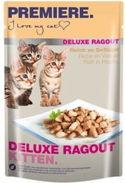 Produktbild von Premiere Deluxe Ragout Kitten Geflügel Stückchen in Sauce 88x85 g - 88 x 85 g