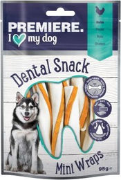 PREMIERE Dental Wrap Mini Zahnpflege-Snacks für kleine Hunde mit Huhn und Rind 8 Stück – Bild 1 von 3