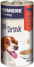 Produktbild von Premiere Dog Drink Funktionssnack Rind für Hunde Junior 16x200 ml