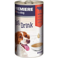 Produktbild von Premiere Dog Drink Funktionssnack Rind für Hunde Junior 16x200 ml