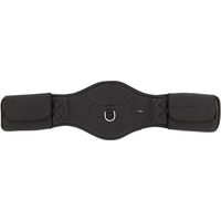 Produktbild von Premiere Dressurgurt Calais mit Stollenschutz aus Leder Schwarz 60 cm
