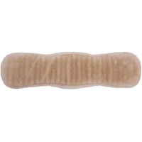 Produktbild von Premiere Dressurgurtschoner aus Kunstfell in Schwarz Natur und Beige