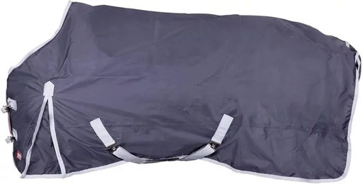 Premiere Equitation All Year Regendecke für Pferde mit 600D Material und Fleece-Futter in Dress Blue – Bild 1 von 2