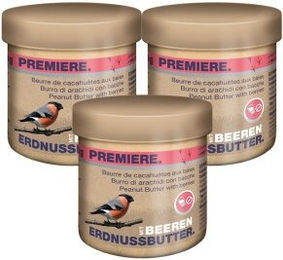 Produktbild von PREMIERE Ergänzungsfutter Erdnussbutter mit Beeren für Wildvögel und Meisen 750g