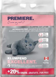 PREMIERE Excellent Klumpstreu Babypuder-Duft 14,4kg - 14,4 kg – Bild 1 von 1
