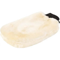 Produktbild von Premiere Fellpflege Bürste Plüsch Handschuh in Beige und Weiß