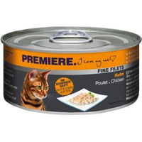Produktbild von Premiere Fine Filets Huhn Katzenfutter glutenfrei 12x80 g - 12 x 80 g