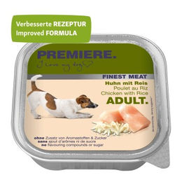 Premiere Finest Meat Nassfutter Hund Adult Huhn mit Sauce 20x150 g - 20 x 150 g – Bild 1 von 2