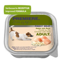 Produktbild von Premiere Finest Meat Nassfutter Hund Adult Huhn mit Sauce 20x150 g - 20 x 150 g