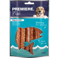 Produktbild von Premiere Fish Strips Trockenfleisch mit Lachs für Katzen Adult Glutenfrei 100g - 100 g