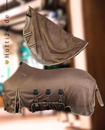 Produktbild von Premiere Fliegendecke Combo Chocolate Chip Fleece Braun