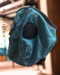 Produktbild von Premiere Fliegenmaske XS ohne Ohren aus Fleece in Türkis