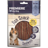 Produktbild von PREMIERE Fun Snack Sandwich Huhn mit Fisch Kausnack 150 g