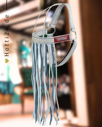 Produktbild von Premiere Halfter mit Fliegenfransen Vapor Blue XS