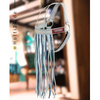 Produktbild von Premiere Halfter mit Fliegenfransen Vapor Blue XS