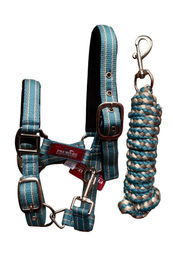 Produktbild von Premiere Halfter Set Muskton in Türkis aus Nylon