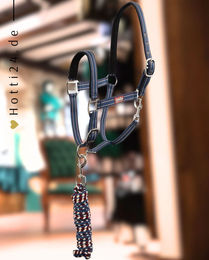 Produktbild von Premiere Halfter Set Snap Hook Insignia Blue für Pferde