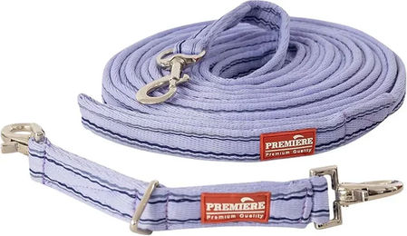Produktbild von Premiere Halfter und Longiergurt Set für Pferde aus Nylon in Lila